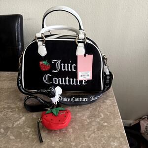 Juicy Couture Sweet N Juicy Apple Strawberry Satchel Liquorice